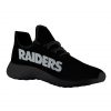 Custom Yeezy Running Shoes For Oakland Raiders Fans