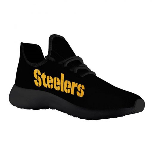 Custom Yeezy Running Shoes For Pittsburgh Steelers Fans