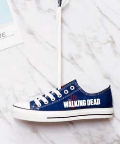 Customize The Walking Dead Unisex Low Top Canvas Shoes Sport