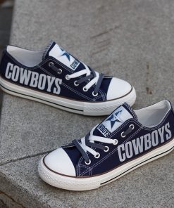 Dallas Cowboys Limited Low Top Canvas Sneakers