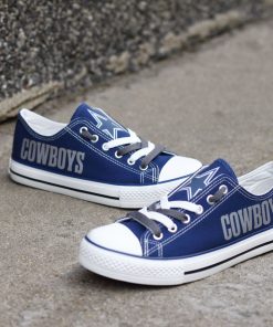 Dallas Cowboys Fans Low Top Canvas Shoes Sport