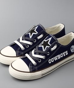 Dallas Cowboys Limited Fans Low Top Canvas Sneakers