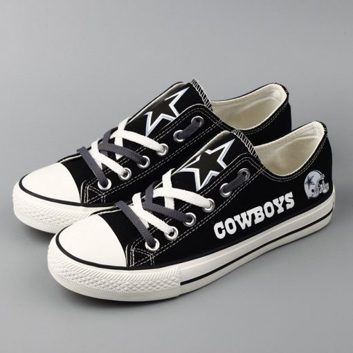 Dallas Cowboys Limited Low Top Canvas Sneakers T-D818H