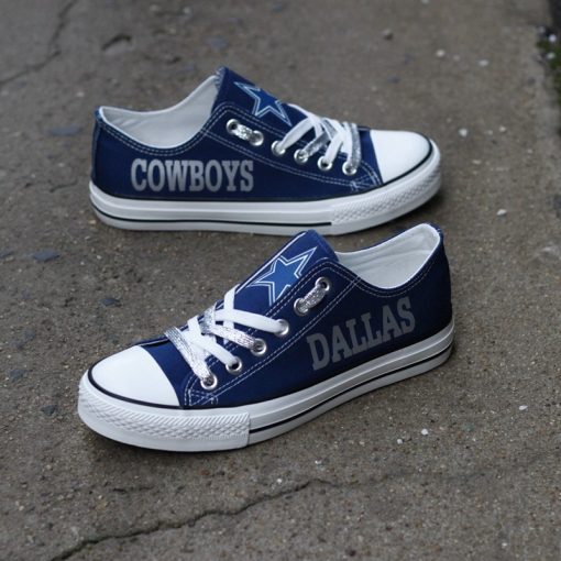 Dallas Cowboys Limited Low Top Canvas Sneakers T-DG30L