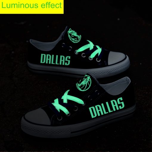 Dallas Mavericks Limited Luminous Low Top Canvas Sneakers