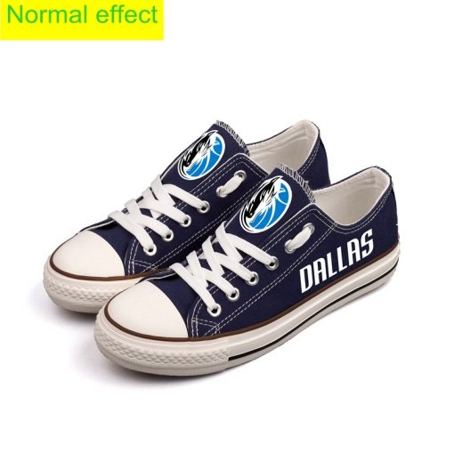Dallas Mavericks Limited Luminous Low Top Canvas Sneakers