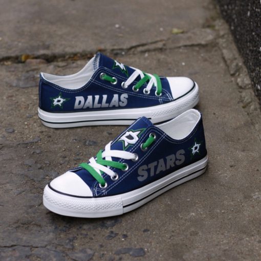 Dallas Stars Limited Low Top Canvas Shoes Sport