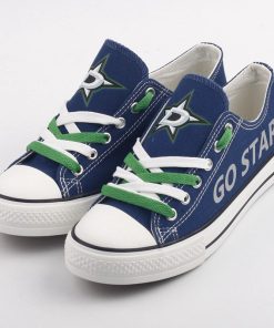Dallas Stars Low Top Canvas Sneakers