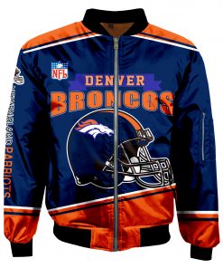 Denver Broncos Fans Bomber Jacket Unisex