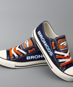 Denver Broncos Limited Low Top Canvas Shoes Sport