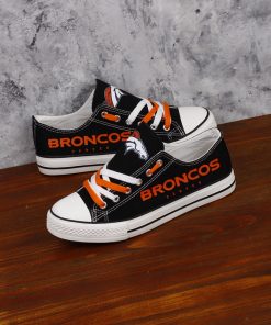 Denver Broncos Low Top Canvas Sneakers