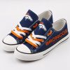 Denver Broncos Low Top Canvas Shoes Sport