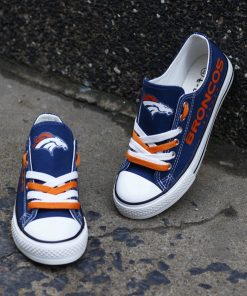 Denver Broncos Low Top Canvas Shoes Sport
