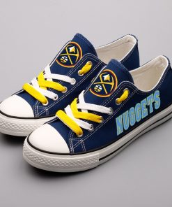 Denver Nuggets Limited Fans Low Top Canvas Sneakers