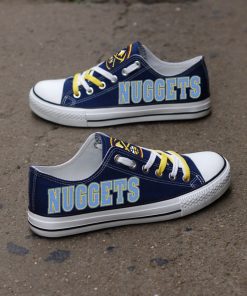 Denver Nuggets Limited Fans Low Top Canvas Sneakers