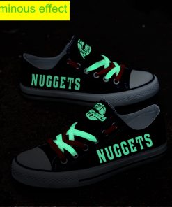Denver Nuggets Limited Luminous Low Top Canvas Sneakers