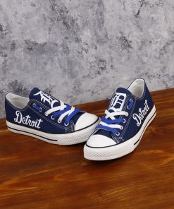 Detroit Tigers Limited Low Top Canvas Sneakers