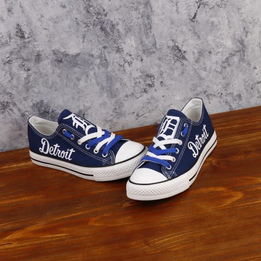 Detroit Tigers Limited Low Top Canvas Sneakers