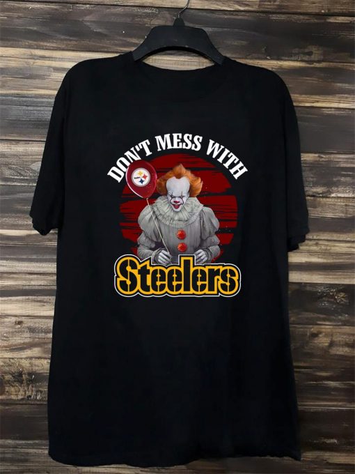 Dont Mess With Steelers It Halloween Black T Shirt Best Gift For Menwomen Birthday Gift Tee