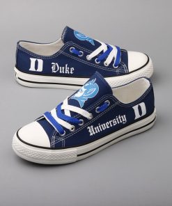 Duke Blue Devils Limited Low Top Canvas Shoes Sport