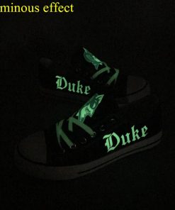 Duke Blue Devils Limited Luminous Low Top Canvas Sneakers