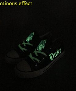 Duke Blue Devils Limited Luminous Low Top Canvas Sneakers