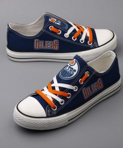 Edmonton Oilers Limited Low Top Canvas Sneakers