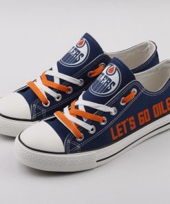 Edmonton Oilers Limited Low Top Canvas Shoes Sport