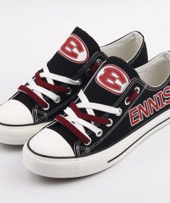Ennis Lions Limited High School Students Low Top Canvas Sneakers