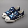 Fisher Marlins Limited High School Students Low Top Canvas Sneakers