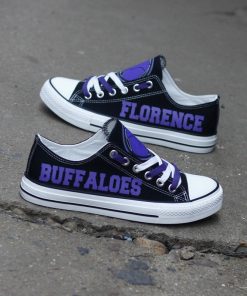Florence Buffaloes Limited High School Students Low Top Canvas Sneakers