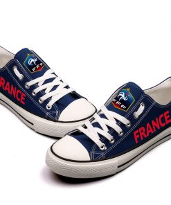 France National Team Low Top Canvas Sneakers