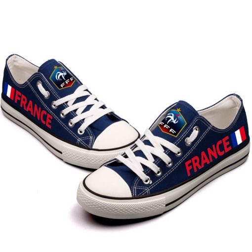 France National Team Low Top Canvas Sneakers
