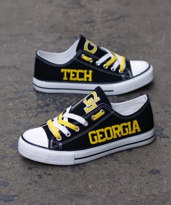 Georgia Tech Yellow Jackets Limited Low Top Canvas Sneakers