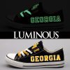 Georgia Tech Yellow Jackets Luminous Low Top Canvas Sneakers
