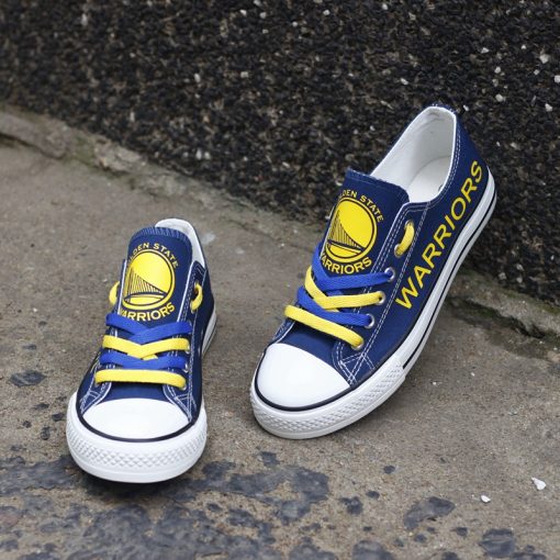 Golden State Warriors Limited Low Top Canvas Sneakers