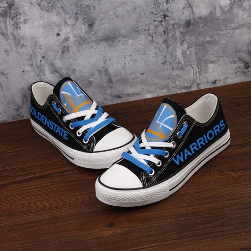 Golden State Warriors Limited Fans Low Top Canvas Sneakers
