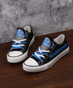 Golden State Warriors Limited Fans Low Top Canvas Sneakers