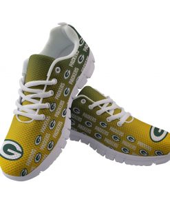 Green Bay Packers Custom 3D Print Running Sneakers
