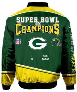 Green Bay Packers Fans Bomber Jacket Men Women