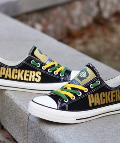 Green Bay Packers Limited Low Top Canvas Sneakers