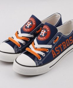 Houston Astros Low Top Canvas Sneakers