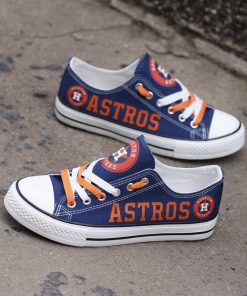 Houston Astros Low Top Canvas Sneakers
