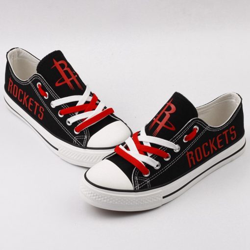 Houston Rockets Limited Low Top Canvas Sneakers