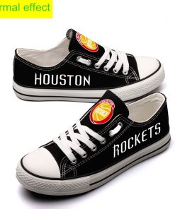 Houston Rockets Limited Luminous Low Top Canvas Sneakers