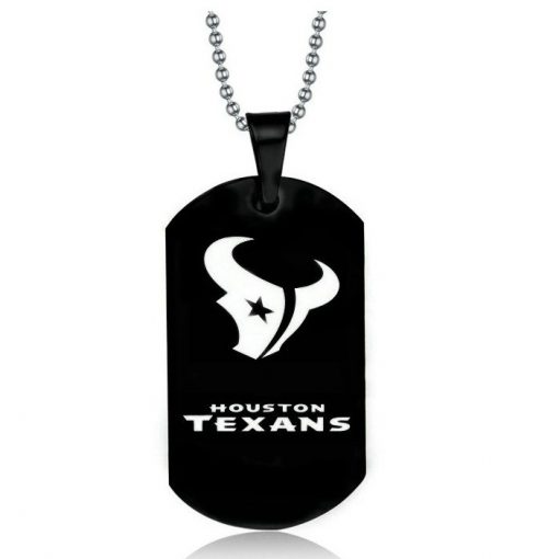 Houston Texans Engraving Tungsten Necklace