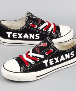 Houston Texans Limited Print Low Top Canvas Sneakers