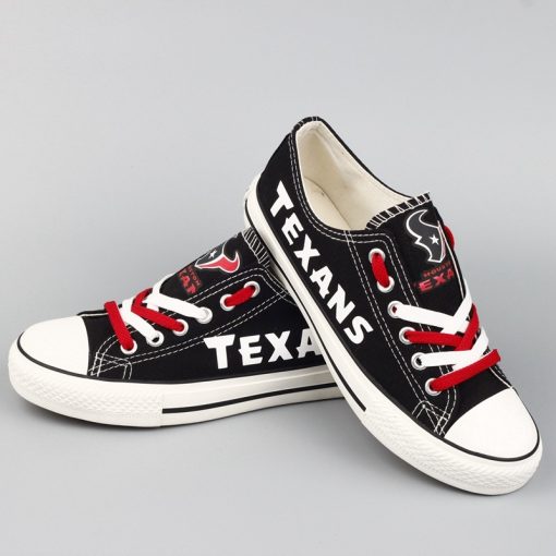 Houston Texans Limited Print Low Top Canvas Sneakers