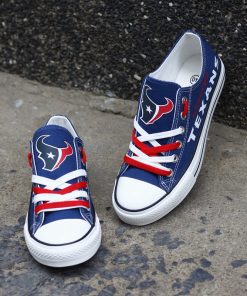 Houston Texans Limited Low Top Canvas Shoes Sport
