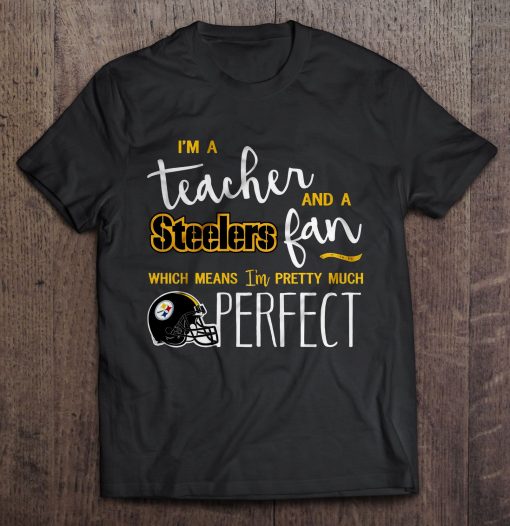 I M A Teacher And A Steelers Fan Which Mean I M Pretty Much Perfect Tshirts